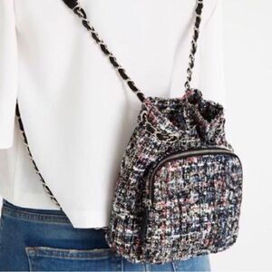 Zara Tweed Zara Mini Backpack